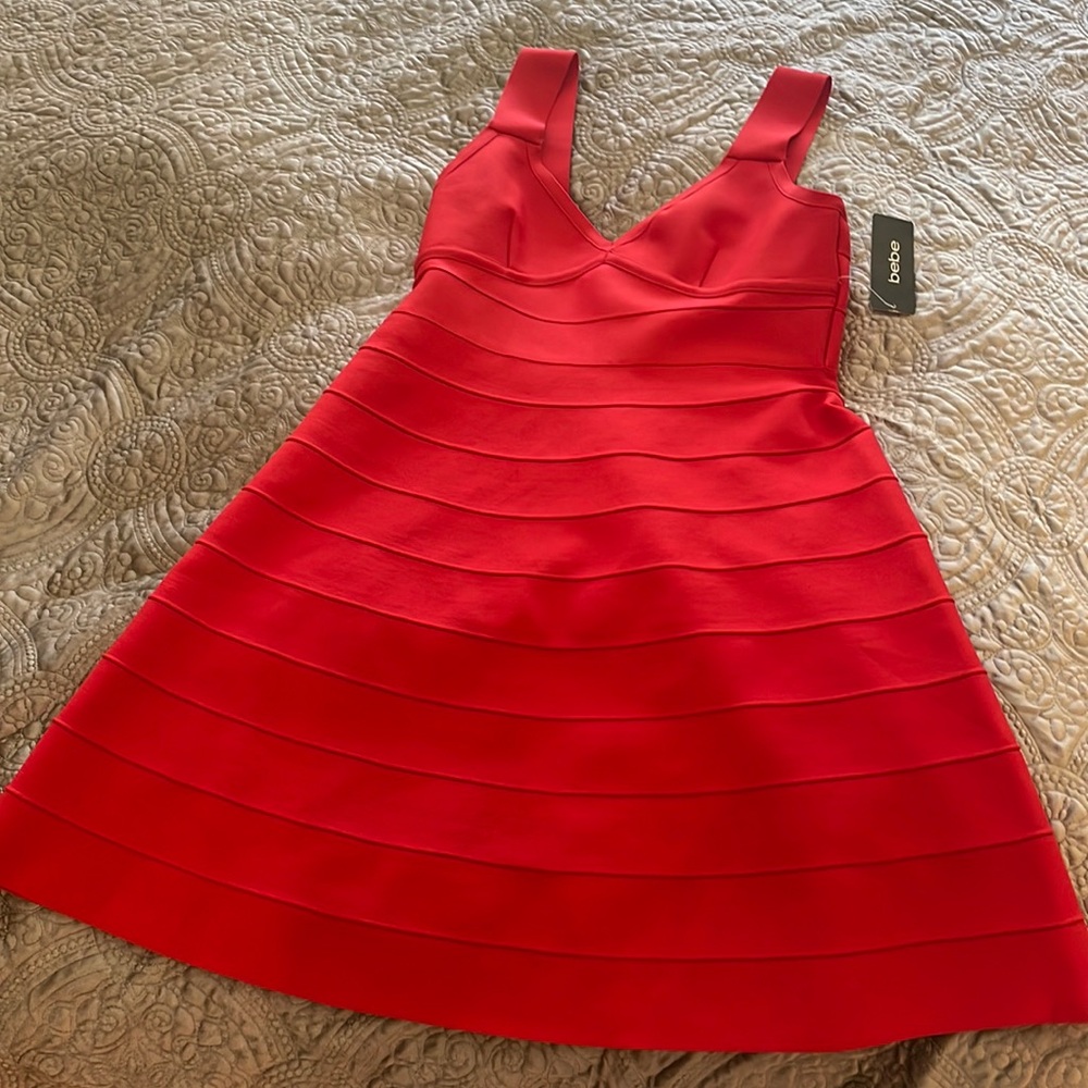 Boohoo Red Sleeveless Dress